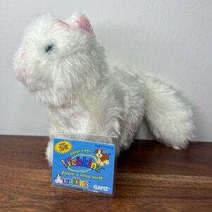 Webkinz Lil’ Kinz Persian Cat WITH TAG AND UNUSED CODE HS110